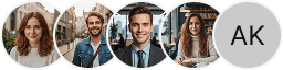 Several investor profile avatars in the Olive Orion trading review block